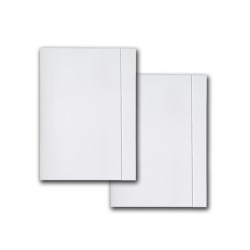 Teczka z gumką kolor biała Barbara